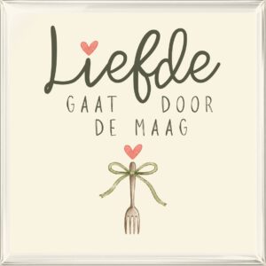 Liefde gaat door de maag