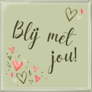 Blij met jou!