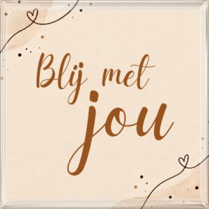 Blij met jou