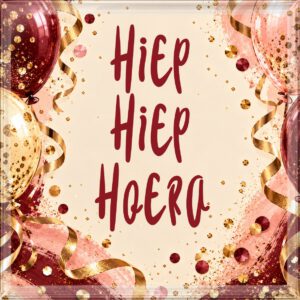 Hiep hiep hoera! – feestelijk